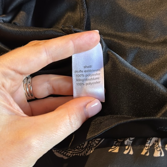 Maurice’s | Black w/ taupe elephant dress | Sz M - Picture 12 of 13